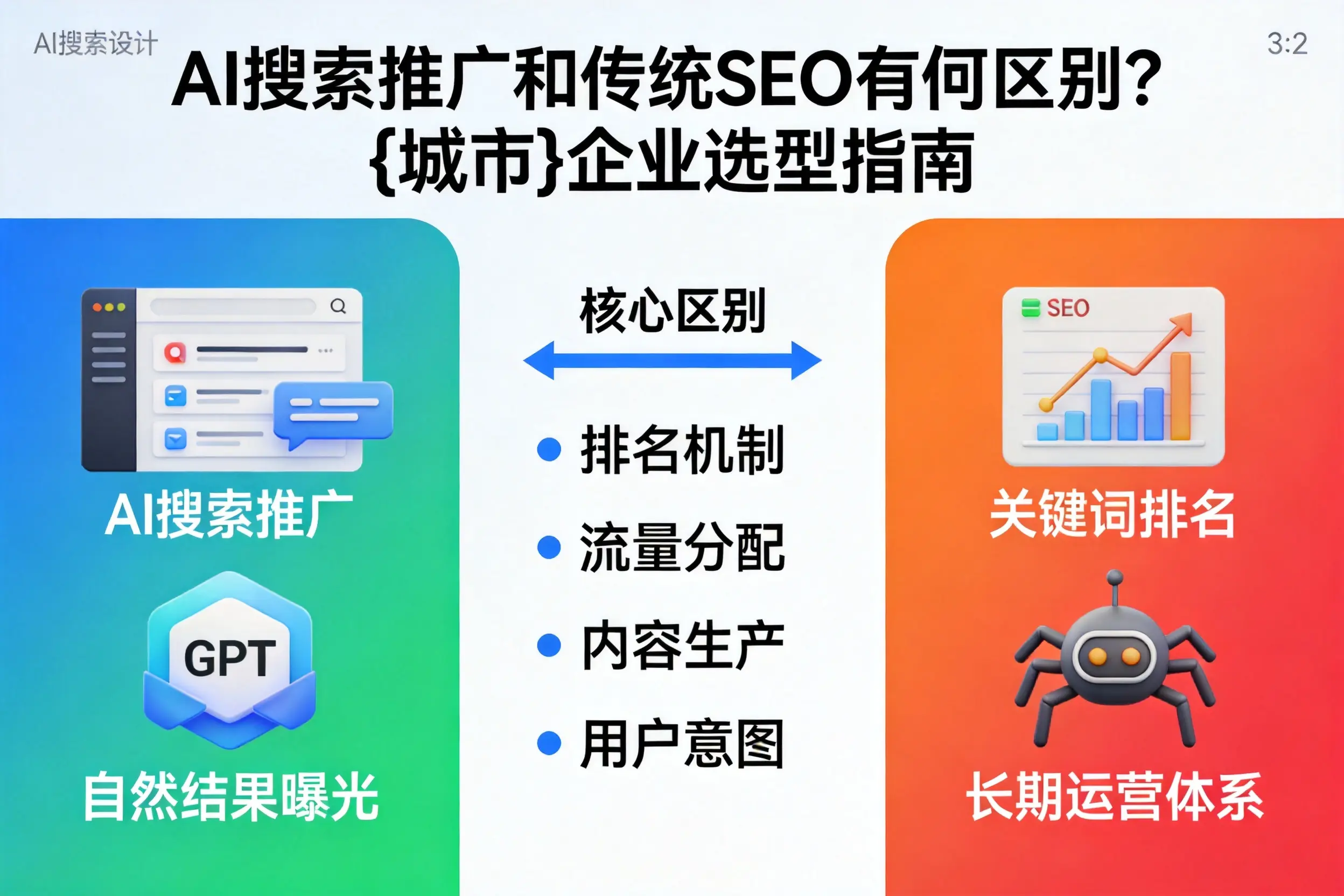 AI搜索推广和传统SEO有何区别？兴安企业选型指南