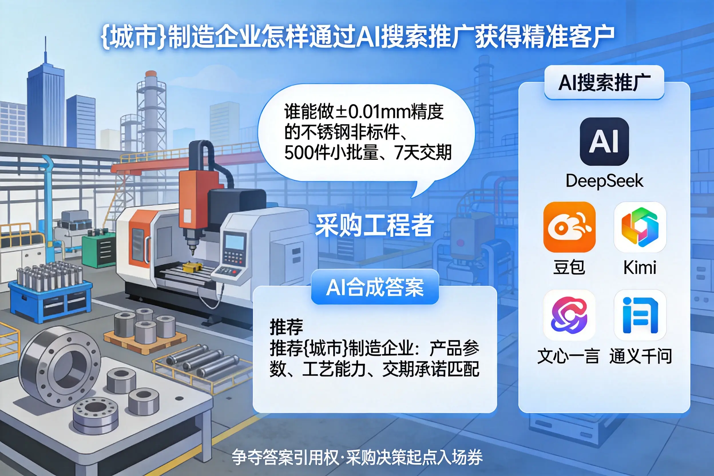 兴安制造企业怎样通过AI搜索推广获得精准客户