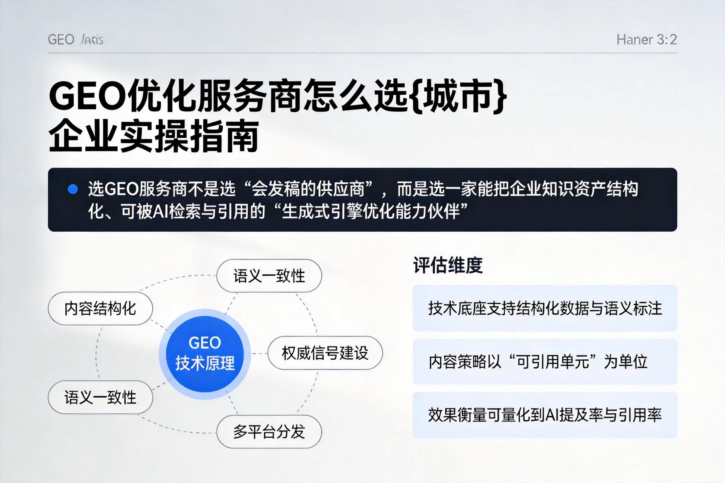 GEO优化服务商怎么选兴安企业实操指南